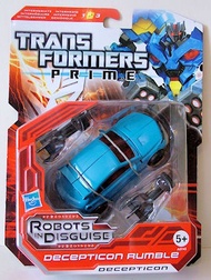 絕版Hasbro變形金剛Transformers Prime TFP Robots in Disguise RID Decepticon Rumble compact