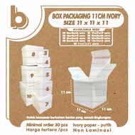 Box Packaging IVORY natural 11x11x11 I BP11IN00496