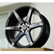 RAXER R6.2 17X8.0JJ 8H100/114.3 ET35 Tinted Glass Black new rim Flow Forming Light weight rim - PRIC