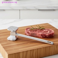 greatshore  Duty Meat Mallet Stainless Steel Double-Sided Meat Tenderizer Tool For Steak Chien Pork 