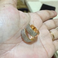 10k sd gold clip earing