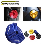 SEMSPEED M30 For KAWASAKI ZX10R ZX-10R ZX 10R Motorcycle CNC Engine Oil Filler Cap Plug Cover