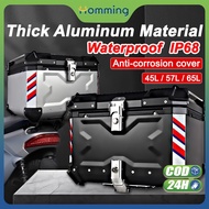 Super Tough Motorcycle Tail Box 45L/57L/65L, 100% Waterproof & Universal Fit
