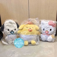 🈹(可交換) 🇯🇵日版  奶嘴BB PC 狗 布甸狗 Hello Kitty Pompompurin Pochacco 公仔 大公仔 另有鬆弛熊 Rilakkuma 角落生物 Melody 歡迎台主D