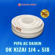 Pipa AC Daikin OK Kizai Pair Coil 1/4 + 5/8 K-HPF2530a @ 30 mtr / rol