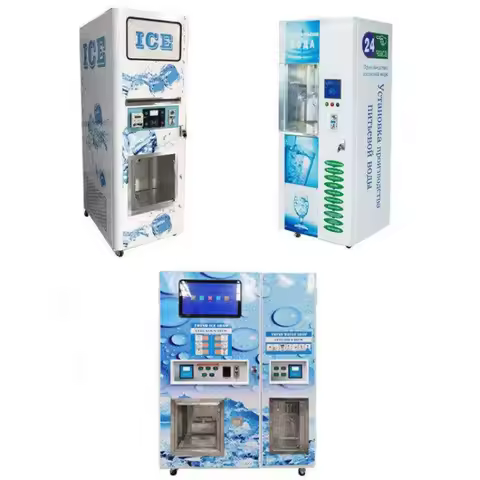 Customized Commercial High-Capacity Specialized Cube Bag Ice and Bulk Ice Vending Machines