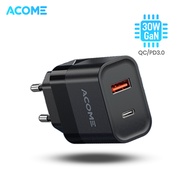 ACOME Bundling Charger GaN 30W Fast Charging PD/QC 3.0 Dual Port ACG30 PRO + Speaker Bluetooth A10 I