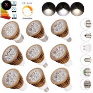 XS Dimmable Led Spotlight 9W 12W 15W E27 E14 GU10 Bulbs 3000K 220V Spot Bulb Lights Warm White Light