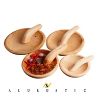 WOODEN MORTAR / WOODEN MORTAR / MORTAR + WOODEN MORTAR / WOODEN CHILI MORTAR / WOODEN MORTAR / GENUI