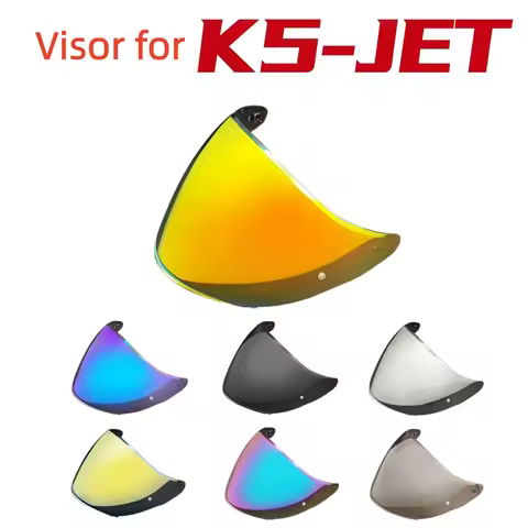 K5 JET Motorcycle Helmet Visor Lens Shield UV Protection Windshield Sunshield Moto Accessory for AGV