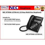 NEC Digital Keyphone IP7WW-12TXH-A1 12 Keys Multi-line Keyphone for NEC SL2100 Keyphone System PABX