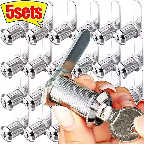 1/5sets Drawer Tongue Locks Multi Functional Zinc Alloy Cabinet Mail Boxes Cam Locker Furniture Hard