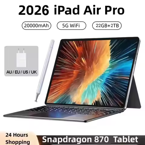 2026 IPad Air Pro 11 inch Global Edition Original Tablet 22GB 2TB Android 14 4K HD 5G Dual SIM Video
