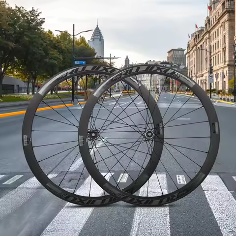 700C RUJIXU 36T ratchet Ultralight Wheelset 30/40/50mm Height Road Bicycle Wheel Set V/C Brake With 