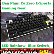 CHEAP ACCESSORIES Enhance Gaming Performance with Zero E-Sports Mechanical Keyboard - Rainbow LED, B