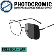 Photochromic Bluechromic Kacamata - 9691 Radiasi Anti