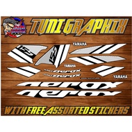 Aerox 155 v1 (Stock Decals 001) WHITE