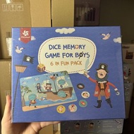Pinwheel 配對遊樂場-男孩骰子記憶遊戲DICE MEMORY GAME FOR BOYS  益智玩具 小童桌遊 兒童玩具 配對遊戲 配對玩具 邏輯思維 練習卡 練習訓練卡