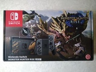 任天堂 NS Nintendo Switch 主機 魔物獵人崛起 限定版主機 香港行貨 monster hunter rise 特别版 全套齊件 不連game