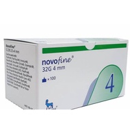 (EXP: 08/29) NOVOFINE 32G INSULIN NEEDLES 4MM (100'S) (MDA REG: GB53225247817)
