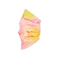 1JINN STUDIO Street Style Slim Fit Floral Print One Shoulder Drawstring Slimming Top Polyester Spand