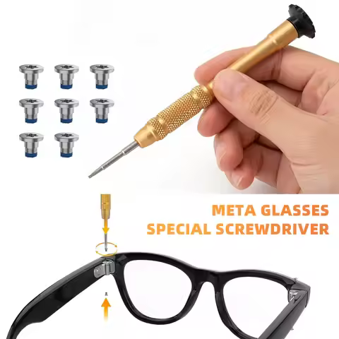 Screwdriver and Screw Set for Ray-Ban Meta Wayfarer/Skyler/Headliner Gen 2 & Oakley Meta HSTN Glasse
