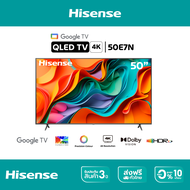 New2024 Hisense TV 50E7N 4K QLED Google TV / Quantum Dot/HSR/ Dollby Atmos Hand-Free Voice Control