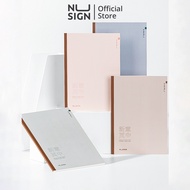 Nusign Pastel Notebook A5/B5 - Horizontal Lines 80 Anti-Glare Pages - Planner Notebook