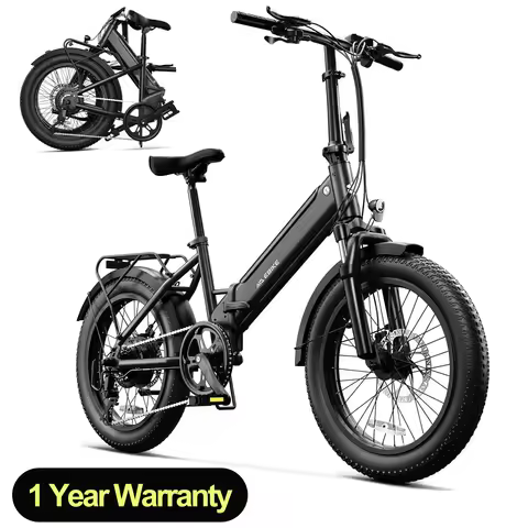 TST F00B Folding Electric Bike, 1000W motor, 36V 7.8Ah removable battery, 40 miles range, 25 MPH, 20