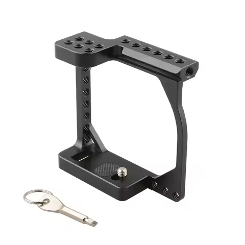 SZRIG Camera Cage Rig With Shoe Mount Adapter For DSLR Cameras Sny A6000 / A6300 / A6400 / A6500 & C