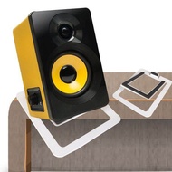 White Desk Speaker Stand Woofer Base
