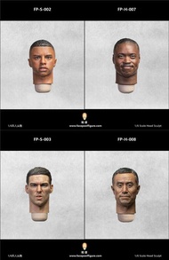 Face Mask Play 1/6 Scale Emojis Head Carving S002 H007 S003 H008 4 In Total