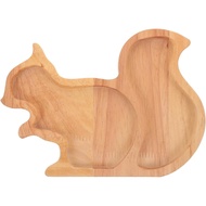 Luxshiny Wooden Chopping Boards Squirrel Shaped Cutting Board Platter Cheese Dessert Serving Tray Ch