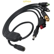 Best Bend Resistant DC7909 Female to XT60 DC5521+DC5525+DC6530 Solar Charging Cable