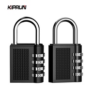 KIPRUN Combination Lock, 80*43*14mm Heavy Duty 4 Dial Digit Combination Lock Weatherproof Security P