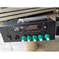 MM163 - AMPLIFIER MINI SUBWOOFER PLUS MIC KARAOKE amplifier 12 volt