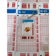 spinning keychain charms fortune god lottery