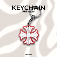 CHROME HEARTS 8G RED WHITE 3D KEYCHAIN