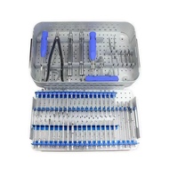 Stainless Steel Orthopedic Instrument Set Screwdriver Shafts Hexagonal Screw Extractor 53pcs Orthope