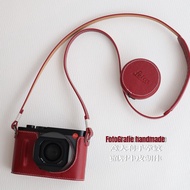 Leica Q3 43/Q3/Q2/Q1 Hand-Made Genuine Leather Leather Case Protective Case Camera Bag Strap Base