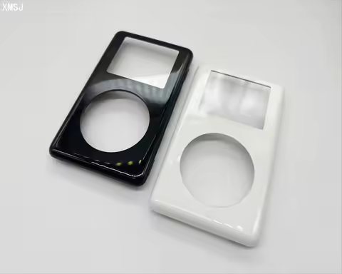 white and black front faceplate housing case cover with Lens window for iPod color photo 20gb 30gb 4