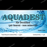 air aquadest / air murni / air non mineral / air suling Air Demineral