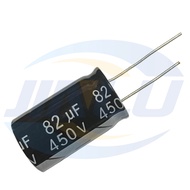450V82UF Aluminum Electrolytic Capacitor Electronic Components Volume 18 * 30mm 82 Micro Method 450V