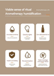 New Seven-Color Rain Shrink Humidifier