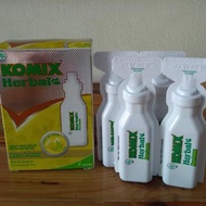 Komix Herbal Lemon Flavor Contents 4 Tube Bottles