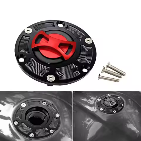 Aluminum fuel tank cap cover for Aprilia RSV 1000 RSV1000 Mille Shiver 750 RS125 RS250 Tuono 1000 RS
