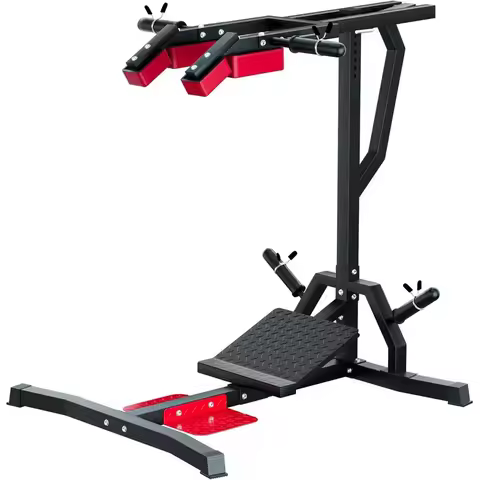 Leverage Squat Calf Raise Machine, Lower Body Training, Hack Squat Machine and Leg Press Machine, We