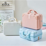 【Joyful Mart】AVIVA Beg Kosmetik 14 Inci Mini Koper Tangan Lipat dengan Kapasiti Besar Beg Kosmetik A