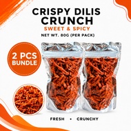 Crispy Dilis 80g. pouch - 2pcs – Premium Crunchy Dilis / to Eat / Best Pulutan / Budget Pack