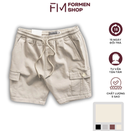 Quần short kaki lưng thun nam thời trang tiện lợi trẻ trung - FORMEN SHOP- FMPS254
